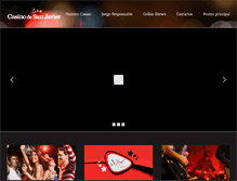 Tablet Screenshot of casinodesanjavier.com